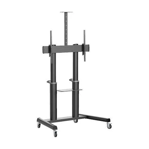 Eaton Tripp Lite DMCS70120AMUL Safe-IT Heavy-Duty Rolling Cart for 70-120" Displays, UL Certified, Antimicrobial Protection