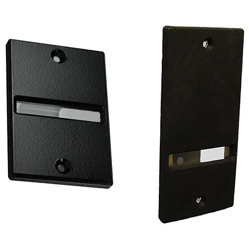 Wren Solutions DMF3-BAXFX8D Door Mullion Flush Mount for F1025, Black