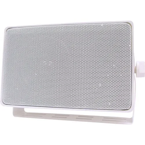 Speco DMS3TS Weather Resistant 3-Way Speakers with Transformer, White