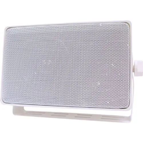 Speco DMS3TSW Weather Resistant 3-Way Speakers with Transformer, White
