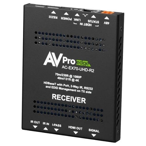 AV Pro Edge AC-EX70-UHD-R2 10Gbps HDBaseT Receiver, 70m