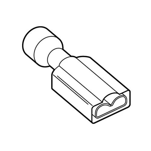Panduit DNF18250FIBX-L Female Disconnect Nylon Fully Insulated Connectors