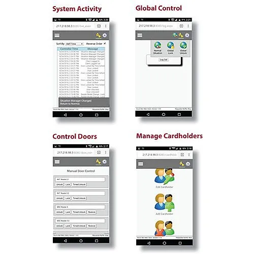 Keri Systems DOORS.WEB Remote Monitoring and Control Interface