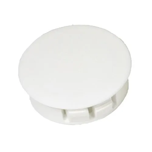 GRI DP-1.25-W Dummy Plug, Solid Cap, 1.25" Diameter, White