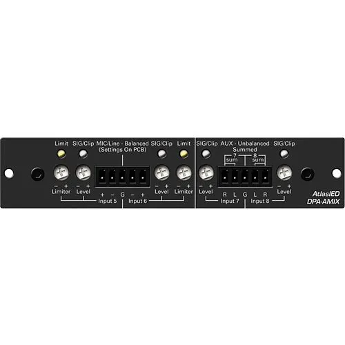 AtlasIED DPA-AMIX Analog Mixer Accessory Card for DPA Series Amplifiers