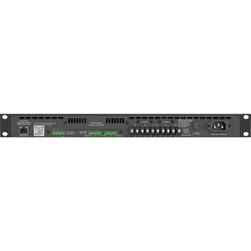 AtlasIED DPA1202 4 Channel1200W Networkable Multi-Channel Power Amplifier with Optional Dante Network Audio