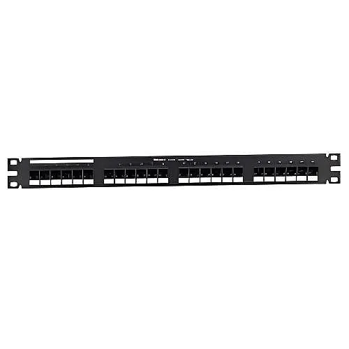 AtlasIED DPA48688TGY CAT6 48-Port Angled Punchdown Patch Panel, 2U