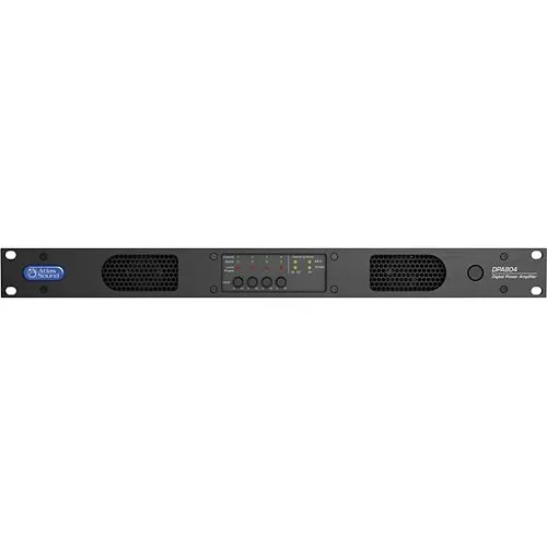 AtlasIED DPA804 800W Networkable 4-Channel Power Amplifier with Optional Dante Network Audio