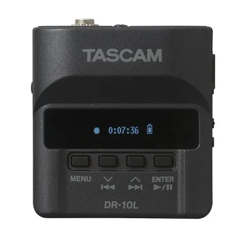 TASCAM DR-10L Micro Linear PCM Recorder with Lavalier Microphone and Microphone Clip