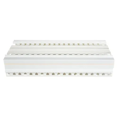 Panduit DRD22WH6 PanelMax DIN Wiring Duct with Base, Covers and DIN Rail Fasteners, 2-Height