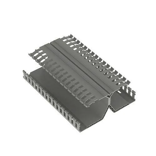 Panduit DRD33LG6 PanelMax DIN Wiring Duct with Base, Covers and DIN Rail Fasteners, 3-Height