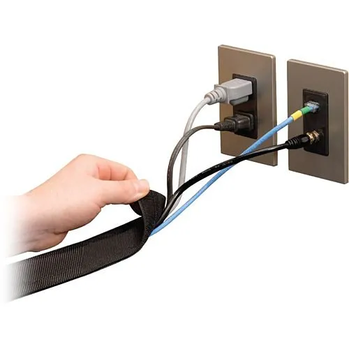 Techflex DRN3.00BK25 Dura Race 3" Nylon Wiring protector, 25' Shop Spool, Black