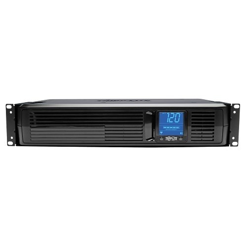 Eaton Tripp Lite SMART1500LCD SmartPro LCD 120V 1500VA 900W Line-Interactive UPS, AVR, 2U Rack/tower, LCD, USB, DB9 Serial, Outlets