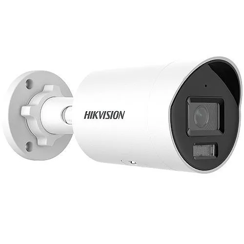 Hikvision DS-2CD2023G2-IU AcuSense 2MP Bullet IP Camera, 2.8mm Fixed Lens, White
