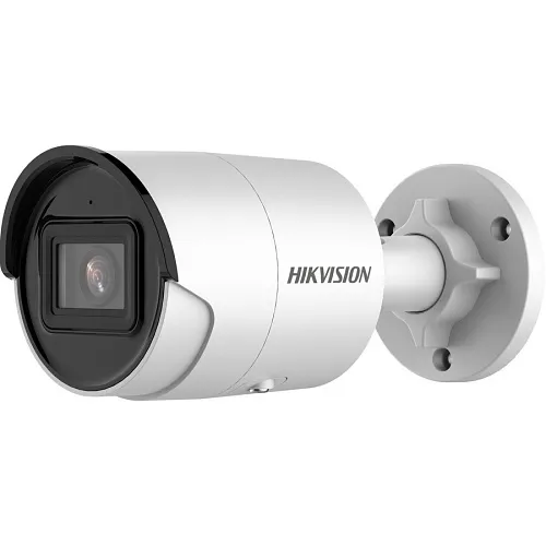 Hikvision DS-2CD2043G2-IU Value Series AcuSense 4MP Outdoor IR Bullet IP Camera with Built-in Mic, 4mm Fixed Lens, White, (Replaces DS-2CD2043G0-I 4MM)