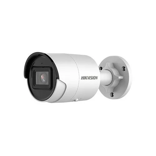 Hikvision DS-2CD2083G2-IU Value Series AcuSense 8MP Outdoor IR Bullet IP Camera with Built-In Microphone, 2.8mm Fixed Lens, White