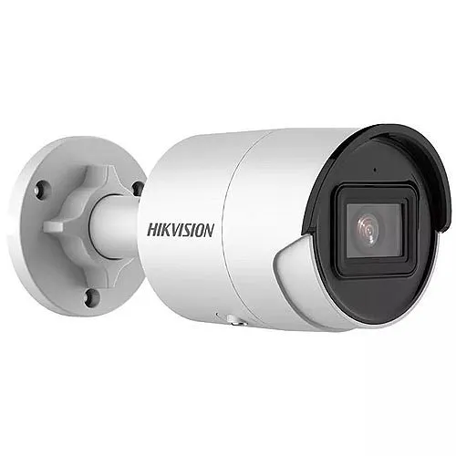 Hikvision DS-2CD2083G2-IU AcuSense 8MP Fixed Bullet IP Camera, 4mm Lens, White (Replaces DS-2CD2083G0-I)