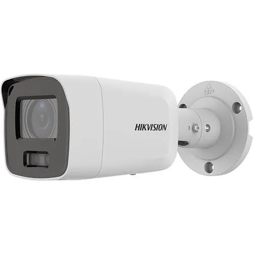 Hikvision DS-2CD2087G2-L 2.8MM ColorVu Series 4K 8MP Bullet IP Camera, H.265+, 2.8mm Fixed Focal Lens