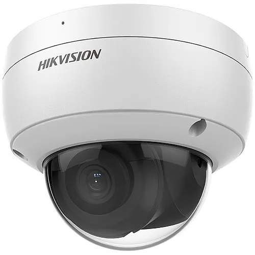 Hikvision DS-2CD2123G2-IU Value Series AcuSense 2MP Dome IP Camera with Built-in Microphone, 2.8mm Fixed Lens, White (Replaces DS-2CD2112F-IW-2.8MM)