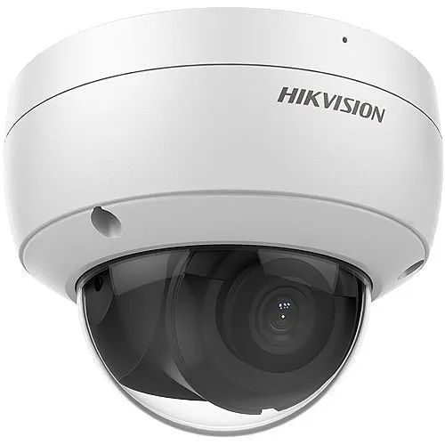Hikvision DS-2CD2123G2-IU AcuSense 2MP Fixed Dome WDR IP Camera, 4mm Lens, White