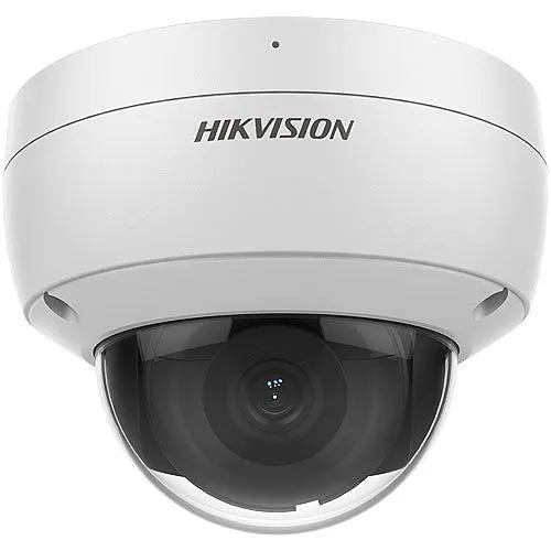 Hikvision DS-2CD2123G2-IU AcuSense 2MP Fixed Dome WDR IP Camera, 4mm Lens, White