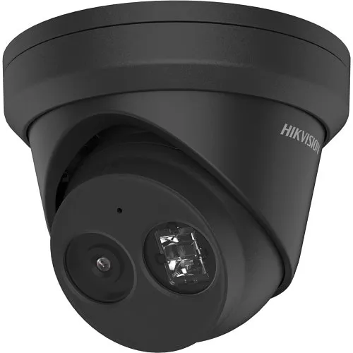 Hikvision DS-2CD2343G2-IU Value Series AcuSense 4MP Turret IP Camera with Built-In Microphone, 2.8mm Fixed Lens, Black