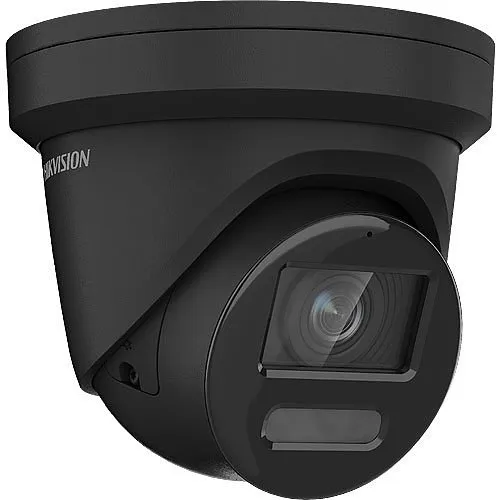 Hikvision DS-2CD2387G2-LU 8MP ColorVu WDR Fixed Turret IP Camera, 2.8mm Lens, Black