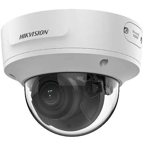 Hikvision DS-2CD2783G2-IZS Value Series AcuSense 8MP Outdoor IR Dome IP Camera, 2.8-12mm Motorized Varifocal Lens, White