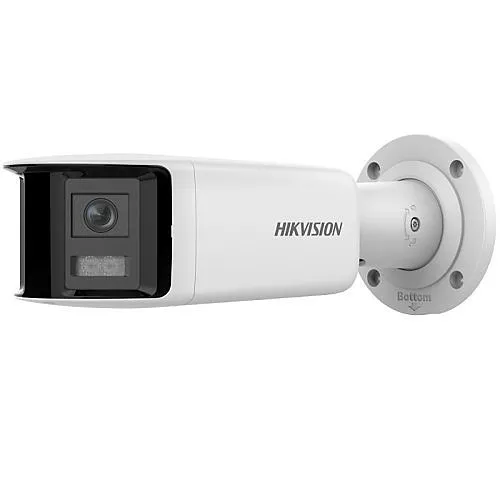 Hikvision DS-2CD2T67G2P-LSU/SL ColorVu 6MP WDR Panoramic Bullet IP Camera, 2.8mm Fixed Lens, White
