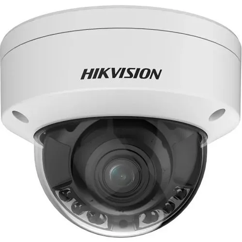 Hikvision DS-2CD3788G2T-LIZSU ColorVu Smart Hybrid Light 8MP Dual Illumination Dome IP Camera with Built-in Microphones, 2.7-13.5mm Motorized Varifocal Lens, White