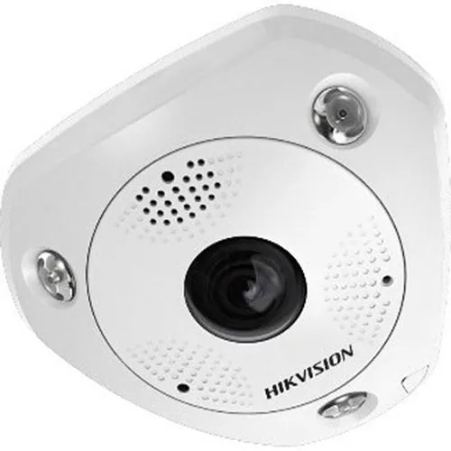 Hikvision DS-2CD6365G0E-IVS 6MP Fisheye IP Camera, 1.27mm Lens