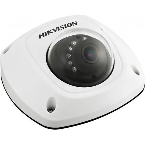 Hikvision DS-2CD6510D-IO 1.3MP Mobile IPC Dome IP Camera, 1/3" CMOS, PoE, 3D DNR, DWDR, 4mm Lens, White