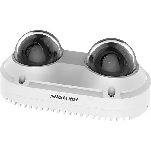 Hikvision DS-2CD6D52G0-IHS Smart Series PanoVu 5MP Dual-Directional IP Camera, 2.8mm Lens, White