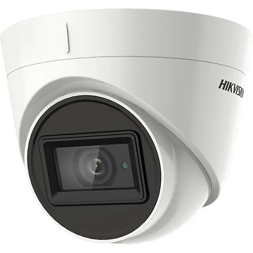Hikvision DS-2CE78H8T-IT3F TurboHD 5MP Outdoor Ultra-Low Light Turret Analog Camera, 2.8mm Fixed Lens, White