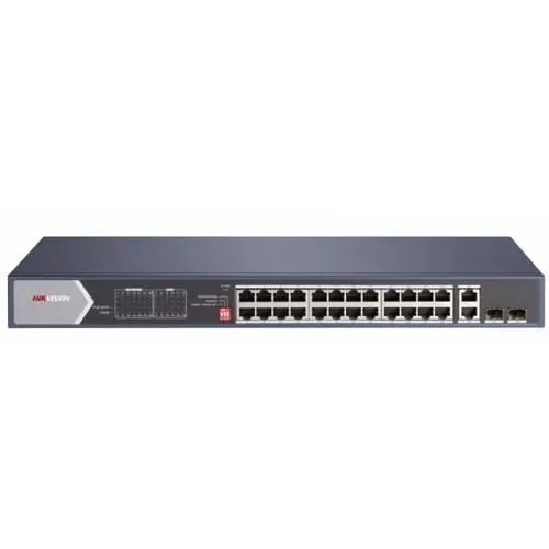 Hikvision DS-3E0528HP-E 28-Port Gigabit Unmanaged Hi-PoE Switch