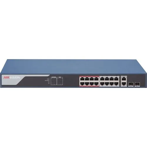 Hikvision DS-3E1318P-EI Smart Managed 16-Port 100 Mbps PoE Ethernet Switch