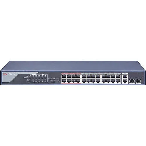Hikvision DS-3E1326P-EI Smart Managed 24-Port 100 Mbps PoE Ethernet Switch