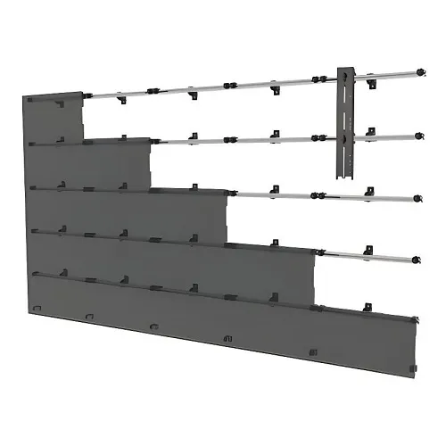 Peerless-AV DS-LEDUNV610-6X6 Preconfigured SEAMLESS Kitted Universal dvLED Mounting System, 6x6