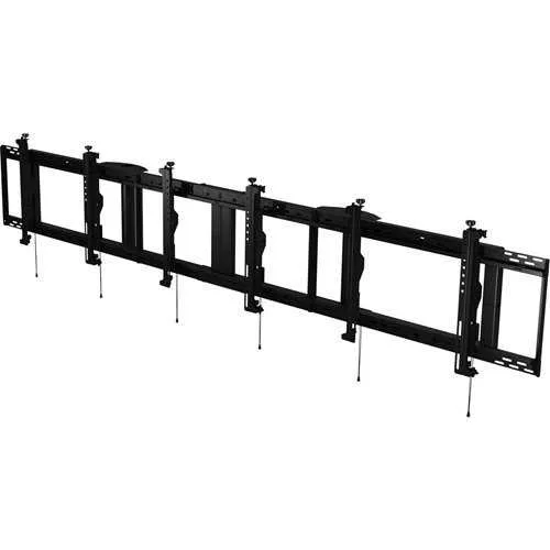 Peerless-AV DS-MBZ942L-3X1 SmartMount Digital Menu Board Ceiling Mount with 8pt Adjustment, Landscape 3x1 Configuration for 40" to 42" Displays