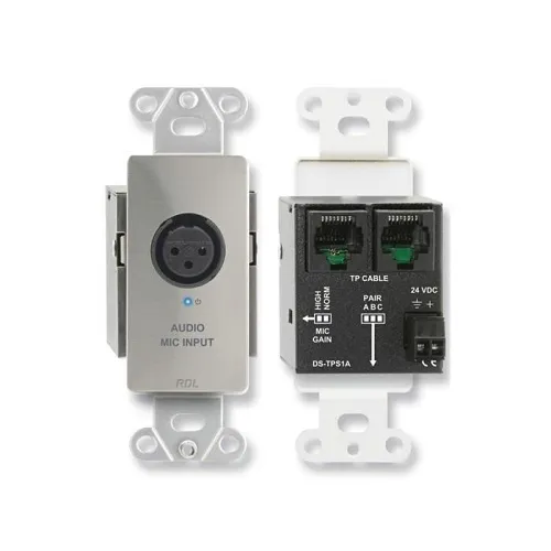 RDL DS-TPS1A Single Pair RJ45 Sender Module, Silver