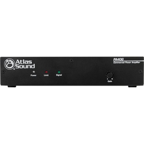 AtlasIED PA40G Single Channel, 40W Power Amplifier with Global Power Supply