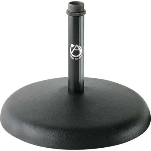 AtlasIED DS5E 5" Fixed Height Desktop Mic Stand, Ebony