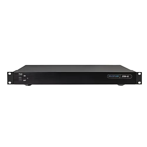 SoundTube DSM-16 System Manager for Dante Distributed Audio Systems, 16 x 16 Inputs, 2-PoE Port