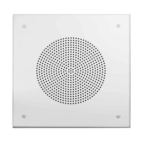 Lowell DSQ-805-72 8" Dual Cone Speaker with 25/70V Xfmr, Grille, White Enclosure