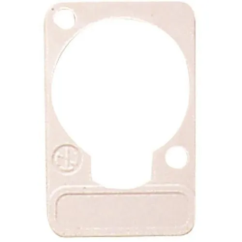 Neutrik DSS-WHITE D-Series XLR Lettering and ID Plate, White