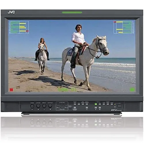 JVC DT-E17L4G 17" Multi-Format HD LCD Monitor, 1920 1080 Resolution, 600:1 Contrast, LED Backlight F