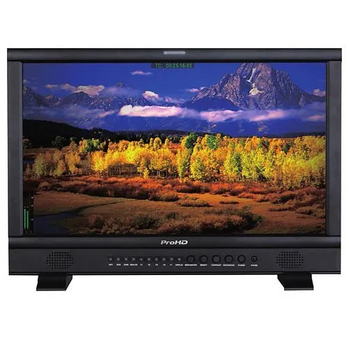 JVC DT-N21H 21.5" ProHD Broadcast Studio LED Monitor, 1920x1080, Gold Mount Battery Plate