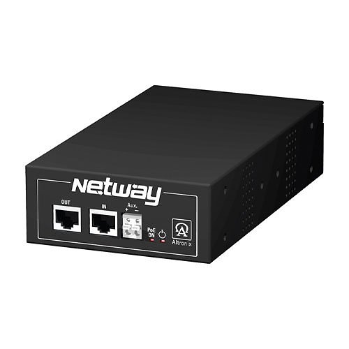 Altronix NetWay1BT Midspan Injector, Single Port 802.3bt, 10/100/1000, PoE/PoE+/Hi-PoE