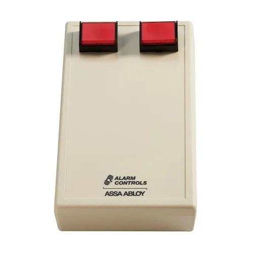 Alarm Controls DTC-M1K2CGN M1 Desk Top Door Control for DPDT Momentary Action Switches, Green Lens, Black