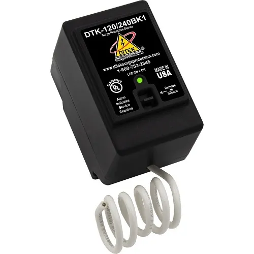 DITEK DTK-120/240BK1 Circuit Breaker Surge Protective Device, 150/300V